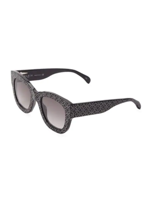 Alaïa 50MM Micro-Stud Sunglasses