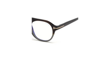 Load image into Gallery viewer, Tom Ford 49MM Blue Block Gradient Soft Round Eyeglasses