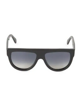 Load image into Gallery viewer, CELINE 58MM Flat-Top Round Shield Sunglasses