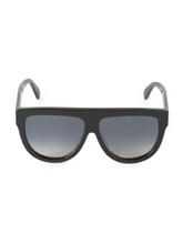 Load image into Gallery viewer, CELINE 60MM Flat-Top Round Shield Sunglasses