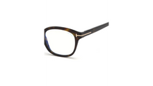 Load image into Gallery viewer, Tom Ford 49MM Blue Block Gradient Soft Round Eyeglasses