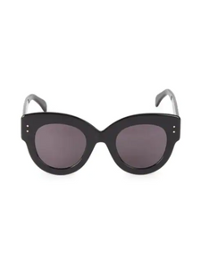 Alaïa 48MM Embellished Oversized Cat Eye Sunglasses