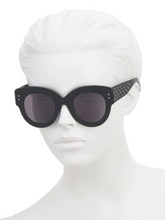 Load image into Gallery viewer, Alaïa 48MM Embellished Oversized Cat Eye Sunglasses

