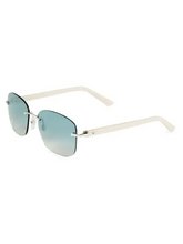 Load image into Gallery viewer, Saint Laurent 58MM Rectangular Metal Sunglasses
