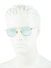 Load image into Gallery viewer, Cutler and Gross 47MM Round Goldtone Sunglasses
