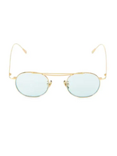 Load image into Gallery viewer, Cutler and Gross 47MM Round Goldtone Sunglasses
