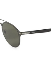 Load image into Gallery viewer, Cartier 56MM Matte Aviator Sunglasses
