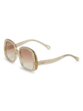 Load image into Gallery viewer, Chloé Chiara 54MM Swarovski Crystal-Embellished Square Sunglasses
