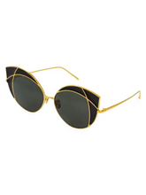 Load image into Gallery viewer, Linda Farrow 856 C1 Cat Eye Sunglasses
