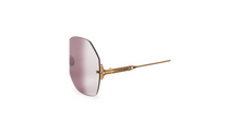 Load image into Gallery viewer, Alexander McQueen 64MM Rimless Sunglasses
