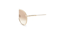 Load image into Gallery viewer, Alexander McQueen 58MM Embellished Aviator Sunglasses
