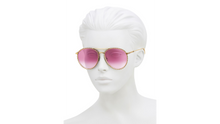 Load image into Gallery viewer, Alexander McQueen 58MM Embellished Aviator Sunglasses
