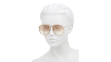 Load image into Gallery viewer, Alexander McQueen 58MM Embellished Aviator Sunglasses
