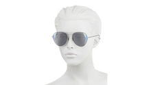 Load image into Gallery viewer, Bottega Veneta 58MM Rounded Aviator Metal Sunglasses
