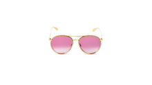 Load image into Gallery viewer, Alexander McQueen 58MM Embellished Aviator Sunglasses
