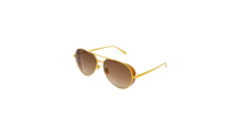 Load image into Gallery viewer, Linda Farrow 792 C4 Oversized Aviator Sunglasses
