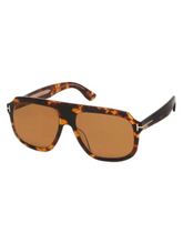 Load image into Gallery viewer, Tom Ford 58MM Square Plastic Sunglasses
