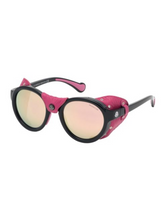 Load image into Gallery viewer, Moncler 52MM Acetate &amp; Leather Aviator Sunglasses
