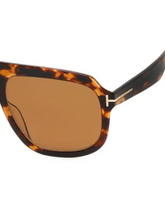 Load image into Gallery viewer, Tom Ford 58MM Square Plastic Sunglasses
