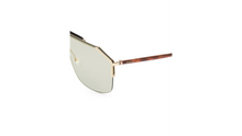 Load image into Gallery viewer, Gucci 99MM Man Blonde Shield Sunglasses

