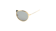 Load image into Gallery viewer, Moncler 57MM Rounded Aviator Sunglasses
