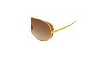 Load image into Gallery viewer, Linda Farrow 792 C4 Oversized Aviator Sunglasses
