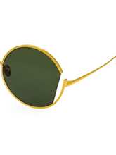 Load image into Gallery viewer, Linda Farrow 851 C4 Round Cut-Out Sunglasses
