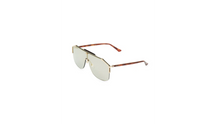 Load image into Gallery viewer, Gucci 99MM Man Blonde Shield Sunglasses

