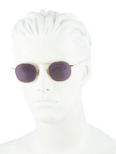 Load image into Gallery viewer, Cutler and Gross 47MM Round Goldtone Sunglasses
