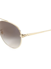 Load image into Gallery viewer, Cartier 61MM Aviator Sunglasses
