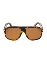 Load image into Gallery viewer, Tom Ford 58MM Square Plastic Sunglasses
