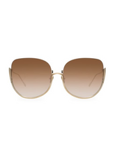 Load image into Gallery viewer, Linda Farrow 847 C6 Kennedy Oversized Sunglasses
