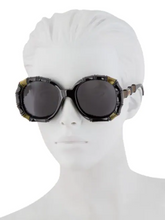 Load image into Gallery viewer, Gucci 54MM Bamboo-Effect Round Sunglasses
