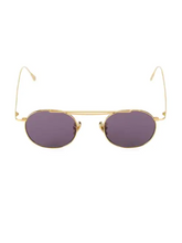 Load image into Gallery viewer, Cutler and Gross 47MM Round Goldtone Sunglasses
