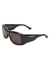 Load image into Gallery viewer, Balenciaga 59MM Acetate Modified Square Sunglasses

