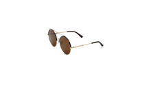 Load image into Gallery viewer, Bottega Veneta 58MM Goldtone Round Frame Sunglasses
