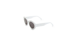 Alaïa 52MM Oval Studded Sunglasses