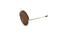 Load image into Gallery viewer, Bottega Veneta 58MM Goldtone Round Frame Sunglasses
