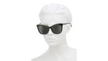 Load image into Gallery viewer, Alexander McQueen 55MM Embellished Cat Eye Sunglasses
