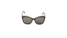 Load image into Gallery viewer, Alexander McQueen 55MM Embellished Cat Eye Sunglasses
