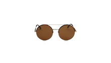 Load image into Gallery viewer, Bottega Veneta 58MM Goldtone Round Frame Sunglasses
