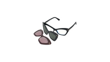 Load image into Gallery viewer, Tom Ford 55MM Blue Block Cat Eye Glasses
