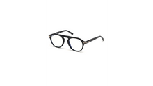 Load image into Gallery viewer, Tom Ford 49MM Blue Block Gradient Soft Round Eyeglasses
