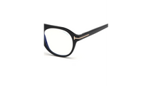 Load image into Gallery viewer, Tom Ford 49MM Blue Block Gradient Soft Round Eyeglasses
