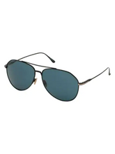 Load image into Gallery viewer, Tom Ford Cyrus 62MM Aviator Sunglasses
