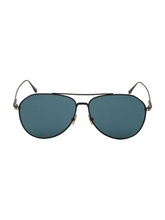 Load image into Gallery viewer, Tom Ford Cyrus 62MM Aviator Sunglasses
