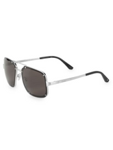 Load image into Gallery viewer, Cartier 58MM Square Titanium Sunglasses
