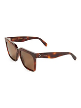 Load image into Gallery viewer, CELINE CL40055I 55MM Polarized Square Sunglasses
