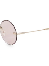 Load image into Gallery viewer, Chloé Rosie Pearl 60MM Round Sunglasses
