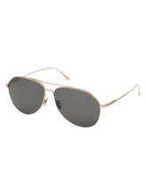 Load image into Gallery viewer, Tom Ford Cyrus 62MM Aviator Sunglasses
